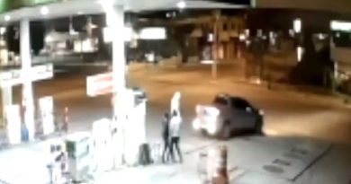 Ladrões tentam assaltar posto de gasolina e trocam tiros com a Polícia